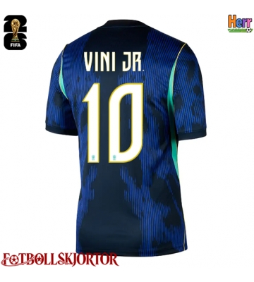 Brasilien Vinicius Junior #10 Bortatröja VM 2026 Kortärmad